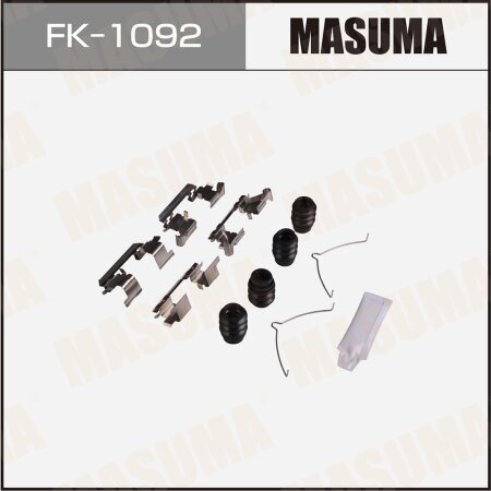 Mounting set of brake pad retainers Masuma, FK-1092