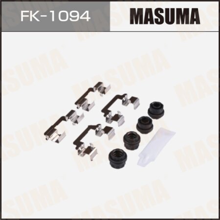 Mounting set of brake pad retainers Masuma, FK-1094