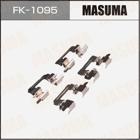 Mounting set of brake pad retainers Masuma, FK-1095