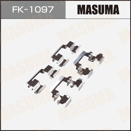 Mounting set of brake pad retainers Masuma, FK-1097