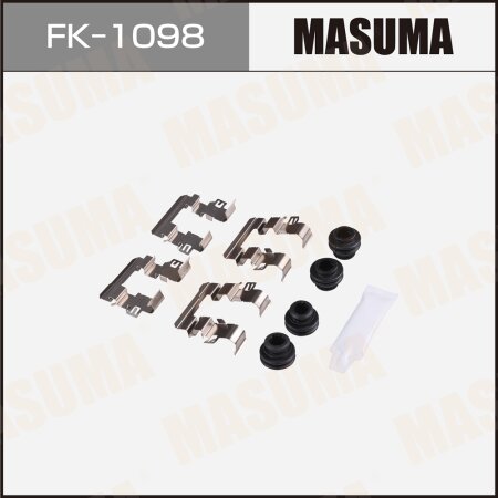 Mounting set of brake pad retainers Masuma, FK-1098