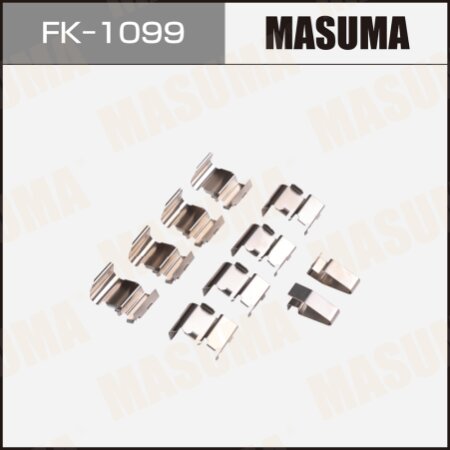 Mounting set of brake pad retainers Masuma, FK-1099