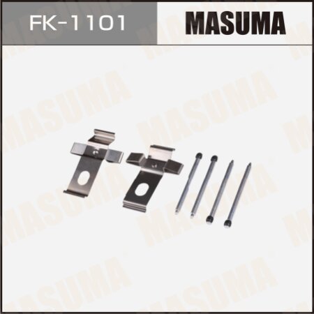Mounting set of brake pad retainers Masuma, FK-1101