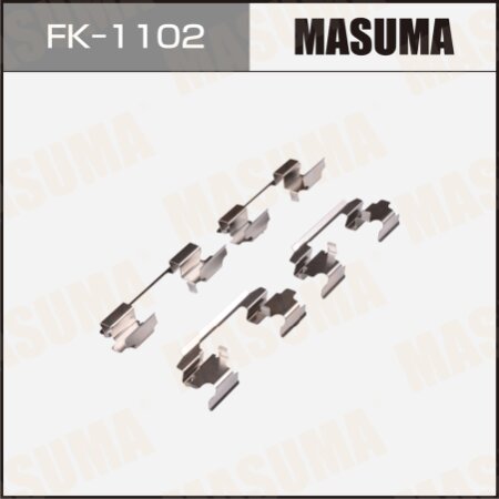 Mounting set of brake pad retainers Masuma, FK-1102