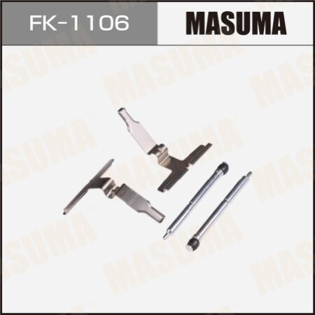 Mounting set of brake pad retainers Masuma, FK-1106