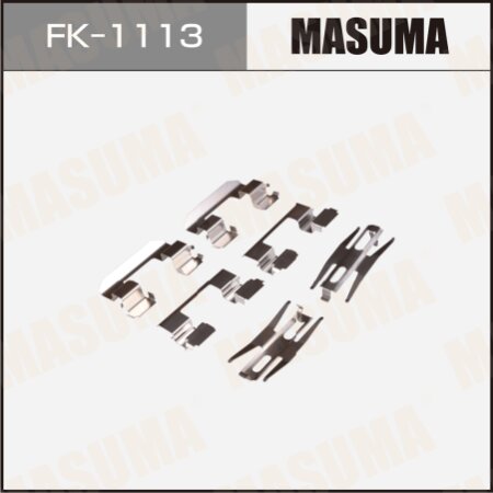 Mounting set of brake pad retainers Masuma, FK-1113