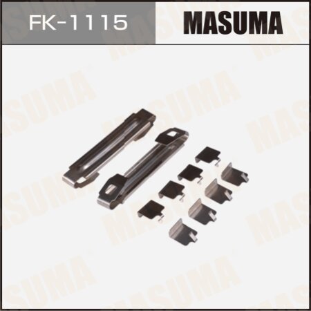 Mounting set of brake pad retainers Masuma, FK-1115