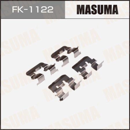 Mounting set of brake pad retainers Masuma, FK-1122