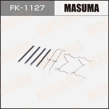 Mounting set of brake pad retainers Masuma, FK-1127