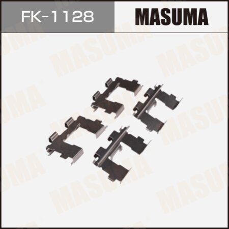 Mounting set of brake pad retainers Masuma, FK-1128