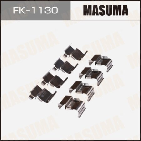 Mounting set of brake pad retainers Masuma, FK-1130
