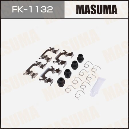 Mounting set of brake pad retainers Masuma, FK-1132