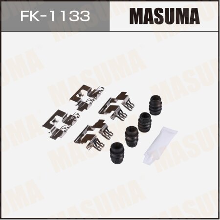 Mounting set of brake pad retainers Masuma, FK-1133