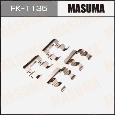 Mounting set of brake pad retainers Masuma, FK-1135