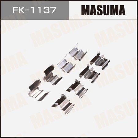 Mounting set of brake pad retainers Masuma, FK-1137