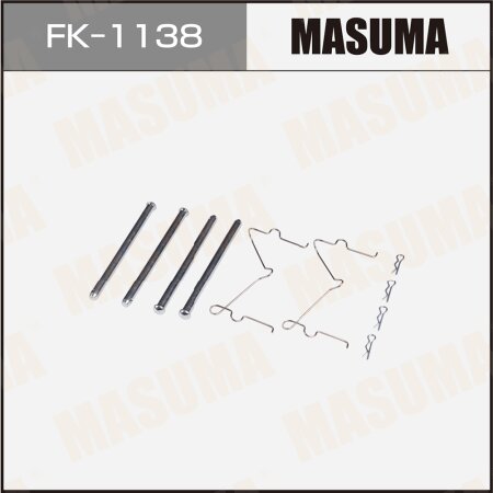 Mounting set of brake pad retainers Masuma, FK-1138