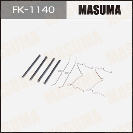 Mounting set of brake pad retainers Masuma, FK-1140
