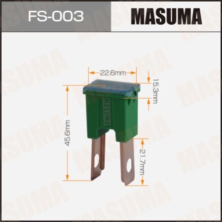 Car fuse Masuma, PAL 40A (Male), FS-003