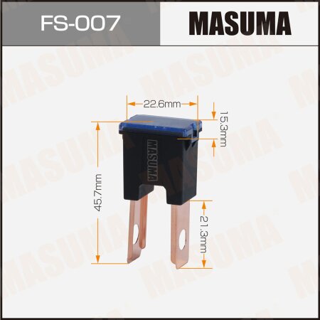Car fuse Masuma, PAL 80A (Male), FS-007