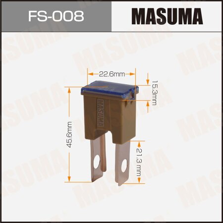 Car fuse Masuma, PAL 90A (Male), FS-008