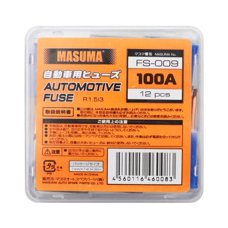 Car fuse Masuma, PAL 100A (Male), FS-009