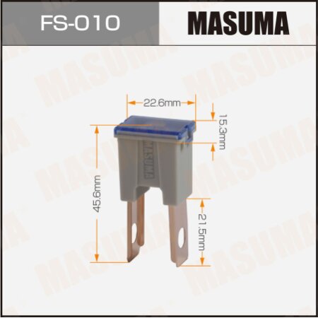 Car fuse Masuma, PAL 120A (Male), FS-010