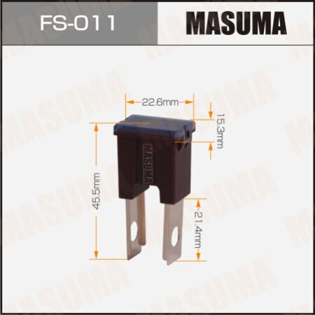 Car fuse Masuma, PAL 140A (Male), FS-011
