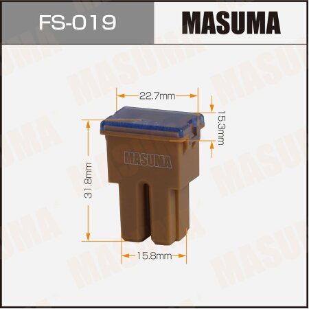 Car fuse Masuma, PAL 90A (Female), FS-019