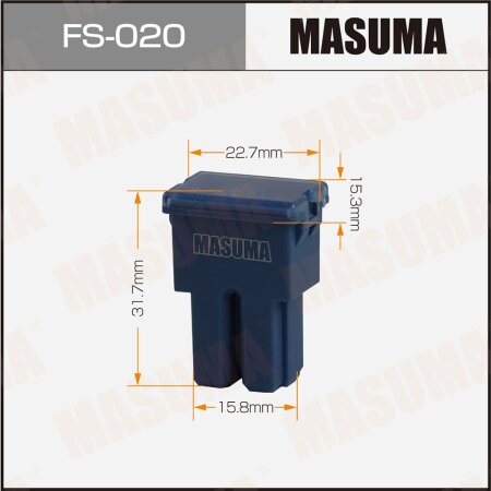 Car fuse Masuma, PAL 100A (Female), FS-020