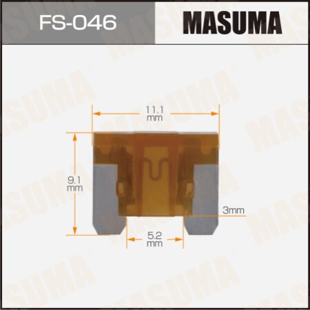 Car fuse Masuma low profile micro 5A, FS-046