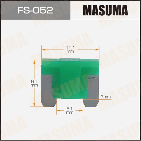 Car fuse Masuma low profile micro 30A, FS-052