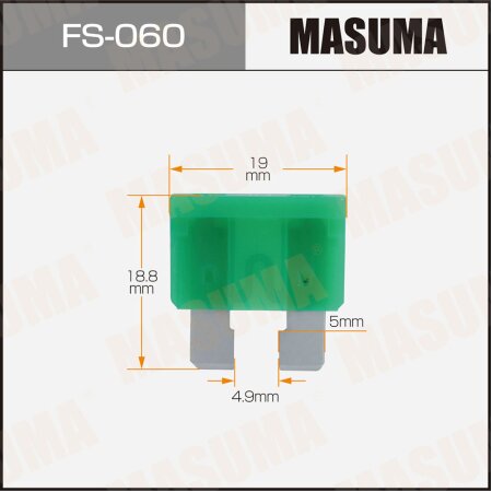 Car fuse Masuma standard, set of 10 pcs (7.5 - 30A), FS-060