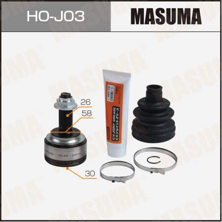 CV joint (outer) Masuma, HO-J03