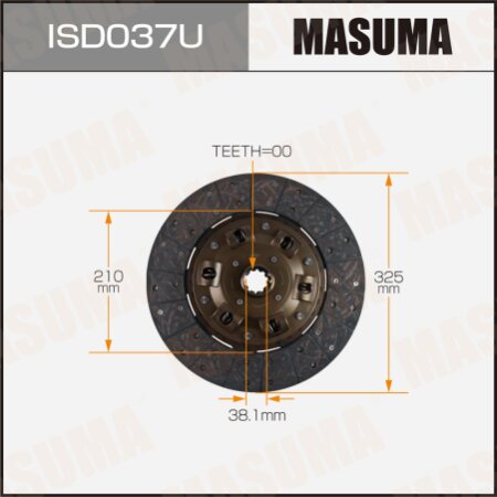 Clutch disc Masuma, ISD037U