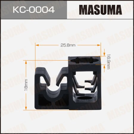 Retainer clip Masuma plastic, KC-0004