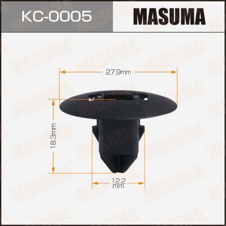 Retainer clip Masuma plastic, KC-0005