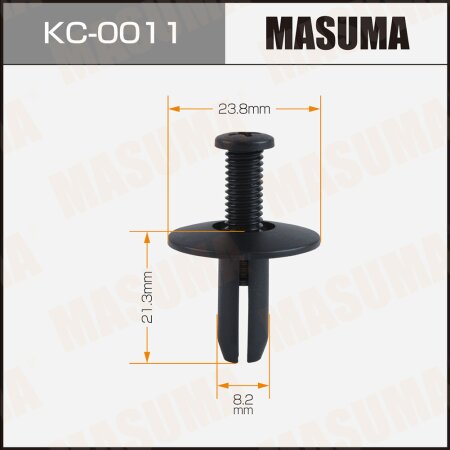 Retainer clip Masuma plastic, KC-0011