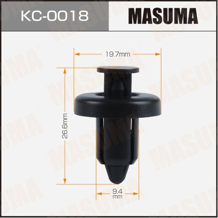 Retainer clip Masuma plastic, KC-0018
