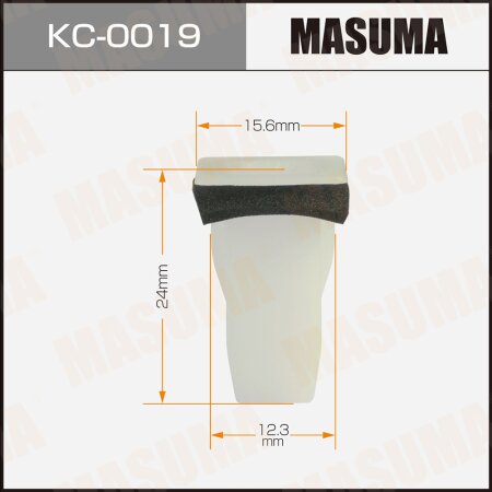 Retainer clip Masuma plastic, KC-0019