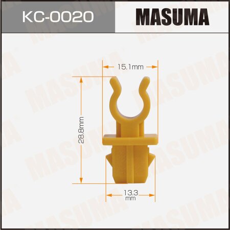 Retainer clip Masuma plastic, KC-0020