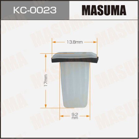 Retainer clip Masuma plastic, KC-0023