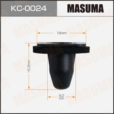 Retainer clip Masuma plastic, KC-0024