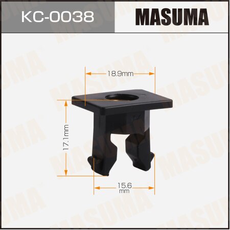 Retainer clip Masuma plastic, KC-0038