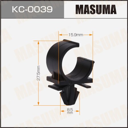Retainer clip Masuma plastic, KC-0039