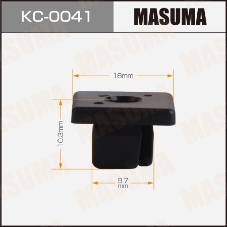 Retainer clip Masuma plastic, KC-0041