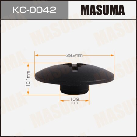 Retainer clip Masuma plastic, KC-0042