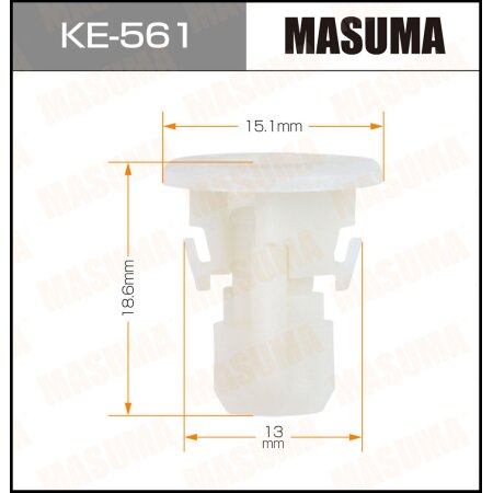 Retainer clip Masuma plastic, KE-561