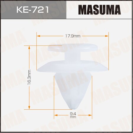 Retainer clip Masuma plastic, KE-721