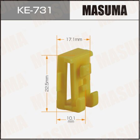 Retainer clip Masuma plastic, KE-731