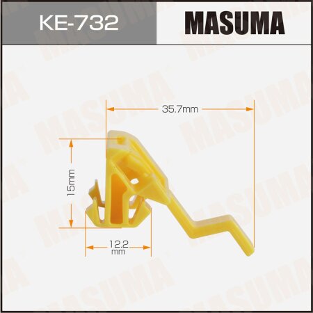 Retainer clip Masuma plastic, KE-732